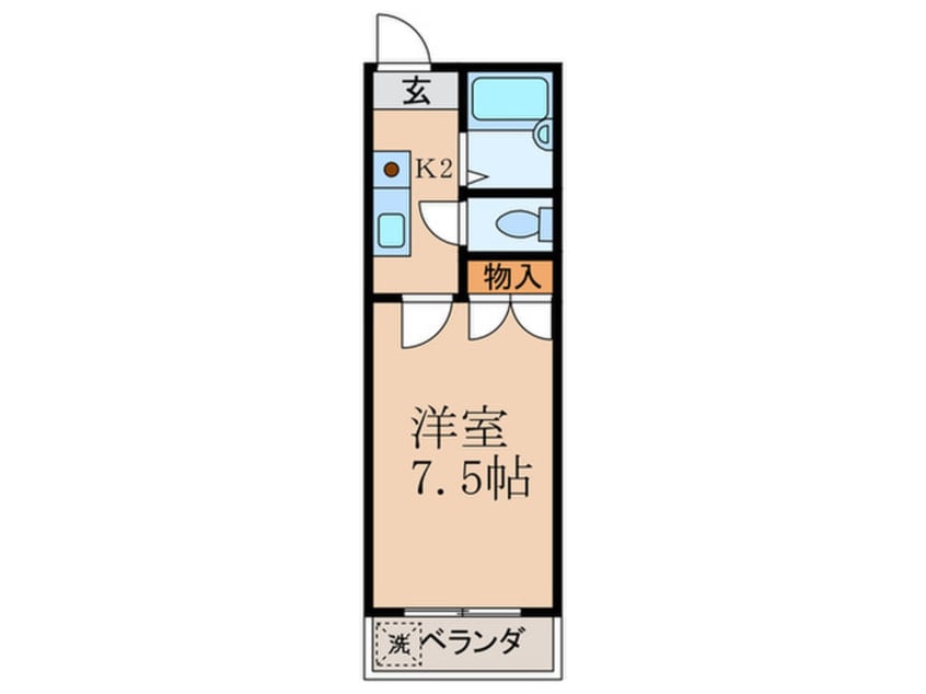間取図 サンテラスリベーヌ