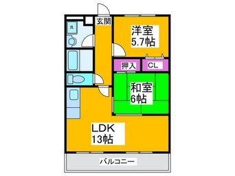間取図 クレセント