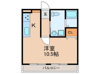 間取図 南の風　ラ・サンブラ