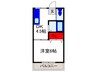 第1コーポ北之防 1DKの間取り