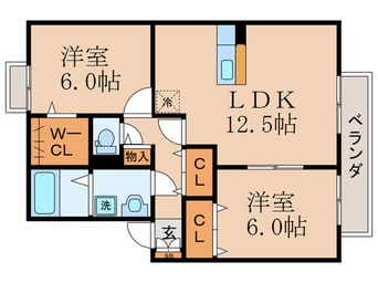 間取図 MAEDE　TOWN　B棟