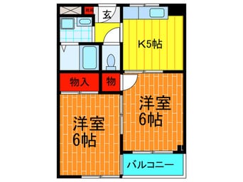 間取図 シティライフ(302)