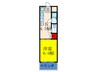 第１パレス東洋 1DKの間取り