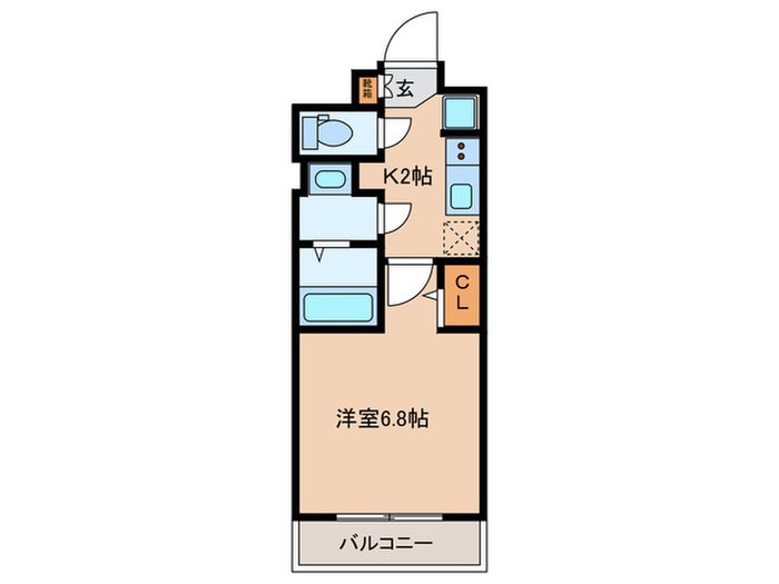 間取り図 Metrosa谷町六丁目South