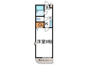 間取図 ｳﾞｪﾙﾌｨｵｰﾚ嵐山