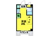 ベルネージュ峯尾 1Rの間取り