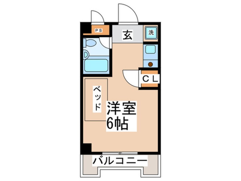 間取図 ベルネージュ峯尾
