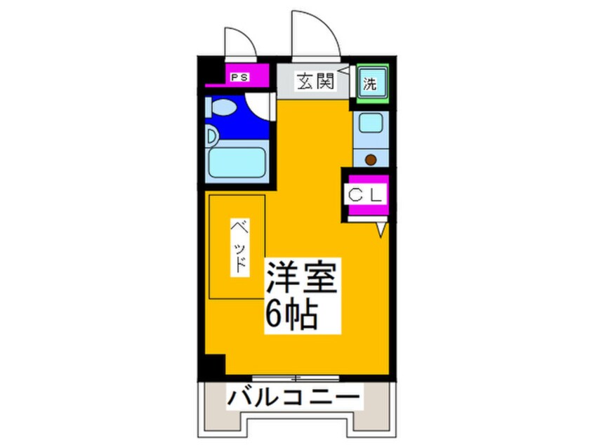 間取図 ベルネージュ峯尾