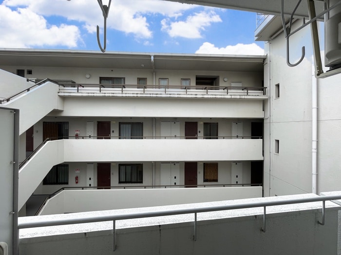 室内からの展望 丸福ビル