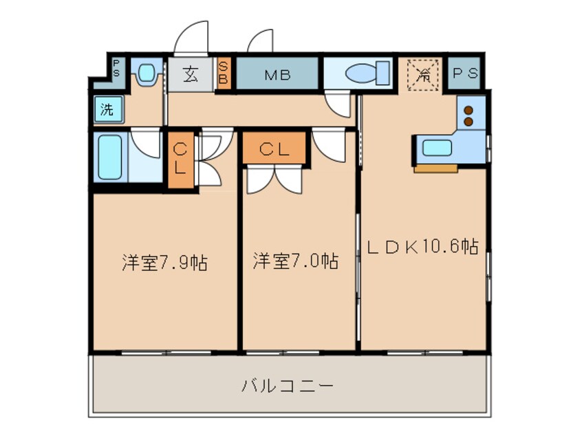 間取図 音羽ハイツ