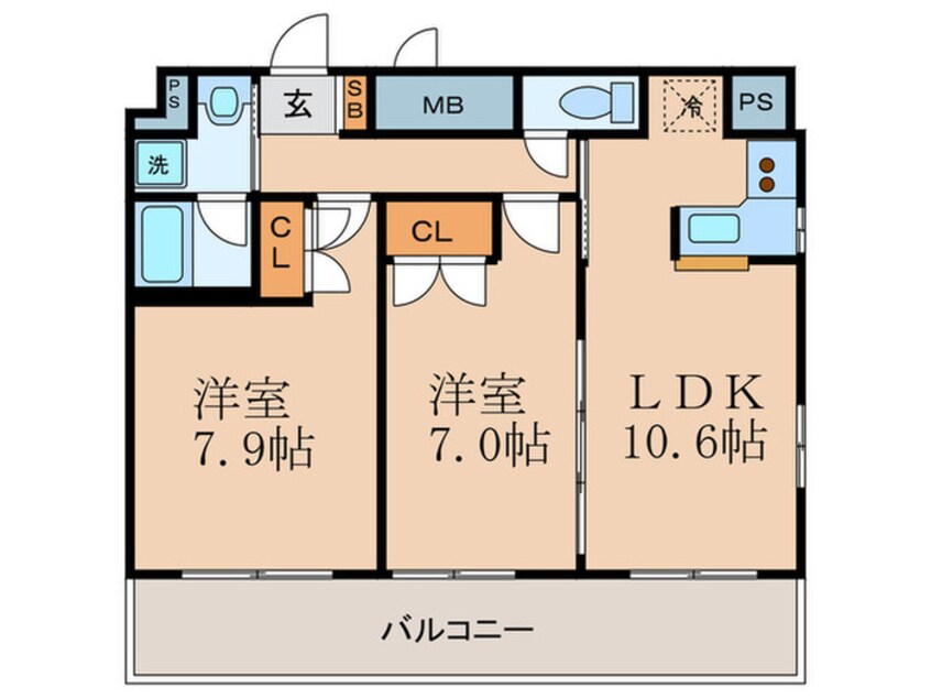 間取図 音羽ハイツ