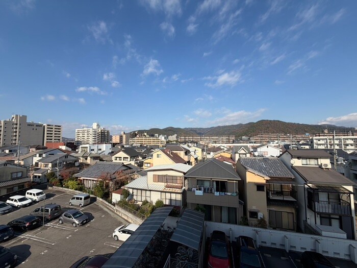 室内からの展望 音羽ハイツ