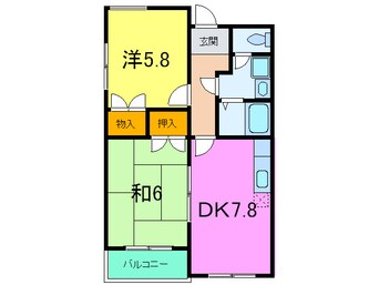 間取図 リンクス甲南