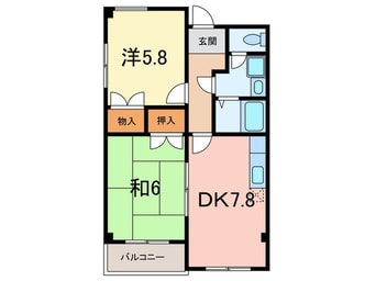 間取図 リンクス甲南