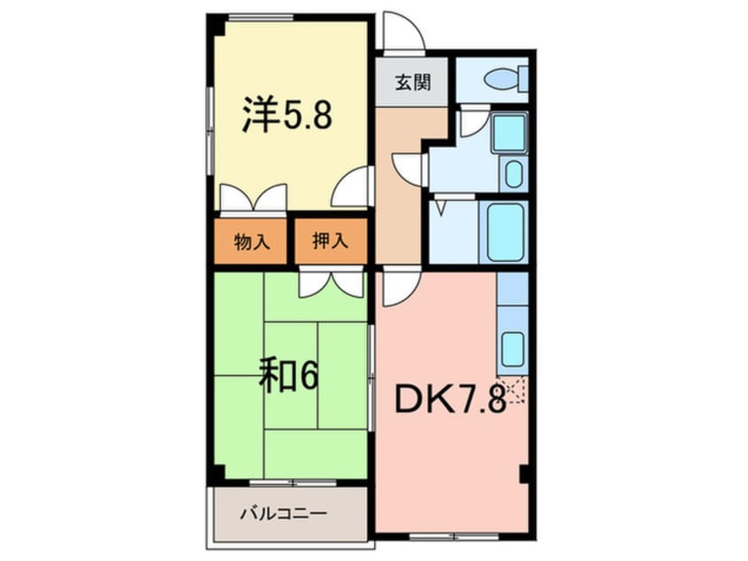 間取図 リンクス甲南