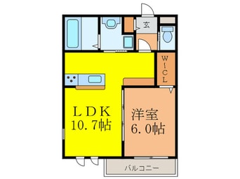 間取図 ハイム　ミニョン西中条