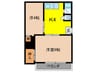 浜田マンション 2Kの間取り