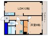 ハイツグリツィニー 1LDKの間取り