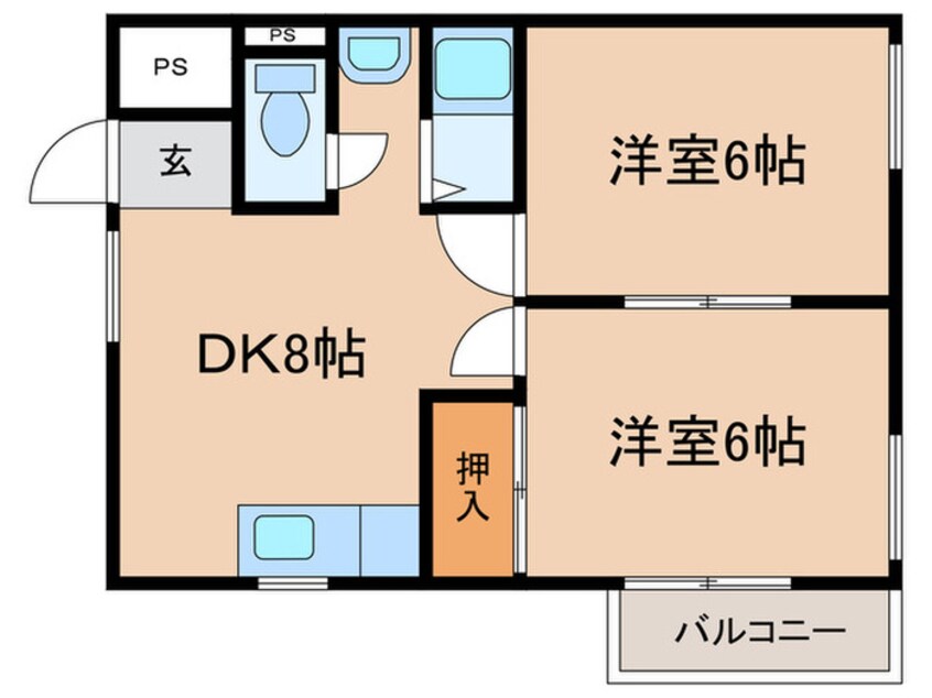 間取図 カーサピノ塚口