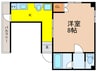 第２スプリングマンション 1Kの間取り