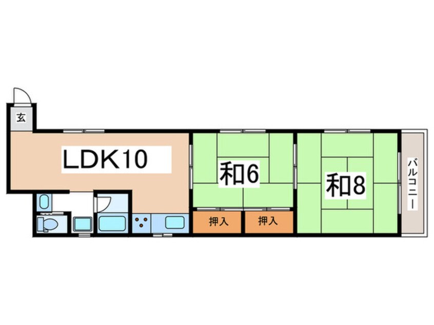 間取図 第２スプリングマンション