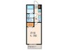 CASA汐町 1Kの間取り
