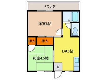 間取図 グリーンハイツ山本A棟