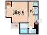 マンショングリ－ンウッド 1Kの間取り