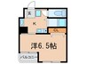 マンショングリ－ンウッド 1Kの間取り