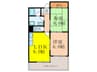 新居マンション 2LDKの間取り