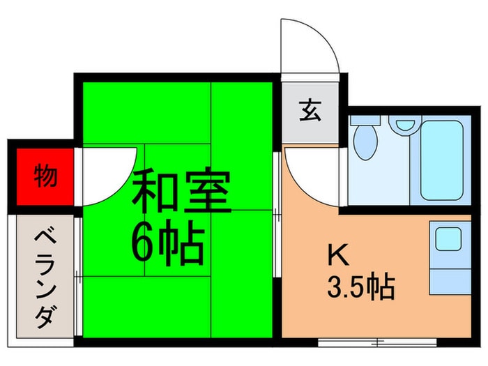 間取り図 グレ－スハイツ城南