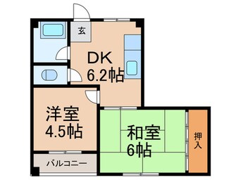 間取図 伸和コ－ポ