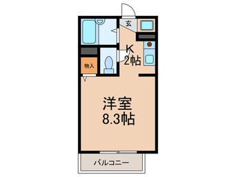 間取図 ロージェ西灘