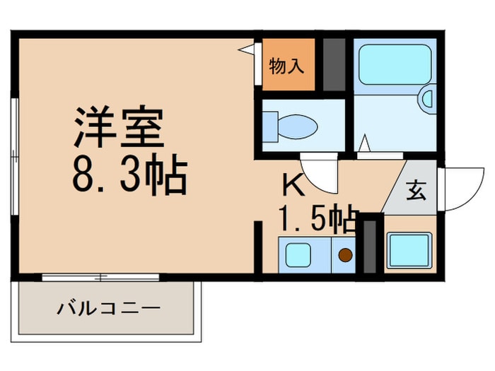 間取り図 ロージェ西灘