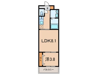間取図 クローバーレジデンスNISHIKITA