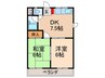 サンコ－ポⅠ 2DKの間取り