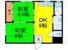 チェリ－マンション 2DKの間取り