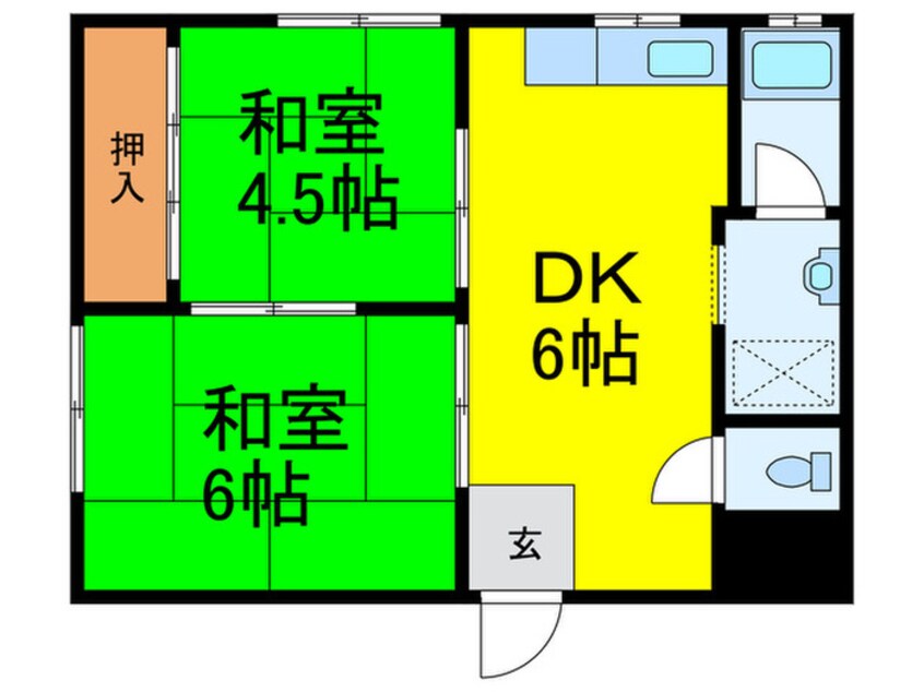 間取図 チェリ－マンション