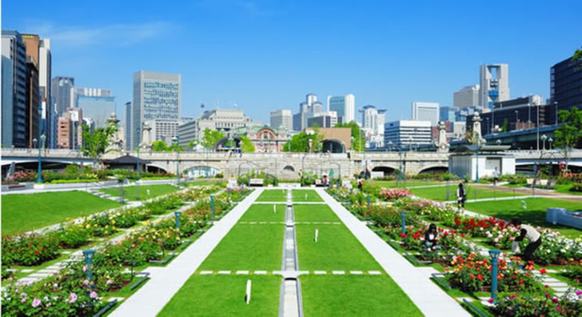 中之島公園(公園)まで600m フロンティア天満