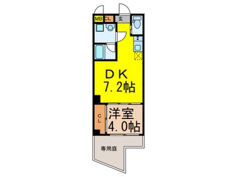 間取図 ハイフェンス山坂