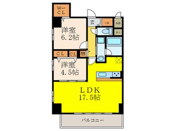 間取図 フレール江坂レジデンシャル