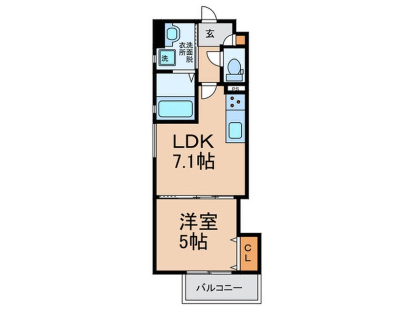 間取図 ラモーナ玉出東Ⅱ