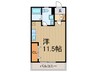ワコ－レ平磯 1Rの間取り