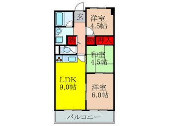 間取図 ﾗｲﾌｲﾝ水月