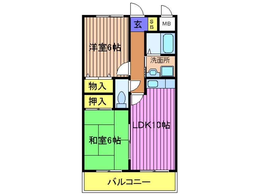 間取図 カーサスミリア萩