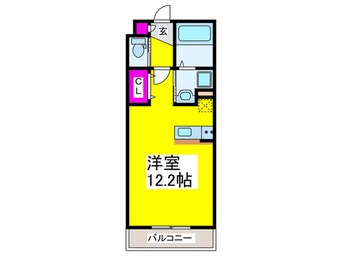 間取図 フィアスコート北助松Ⅰ