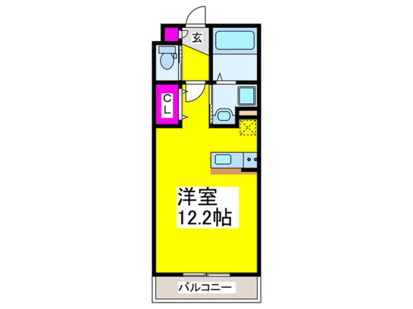 間取図 フィアスコート北助松Ⅰ