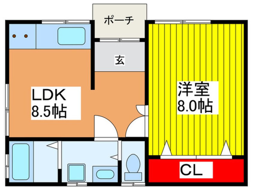 間取図 都島中通2丁目H2号棟