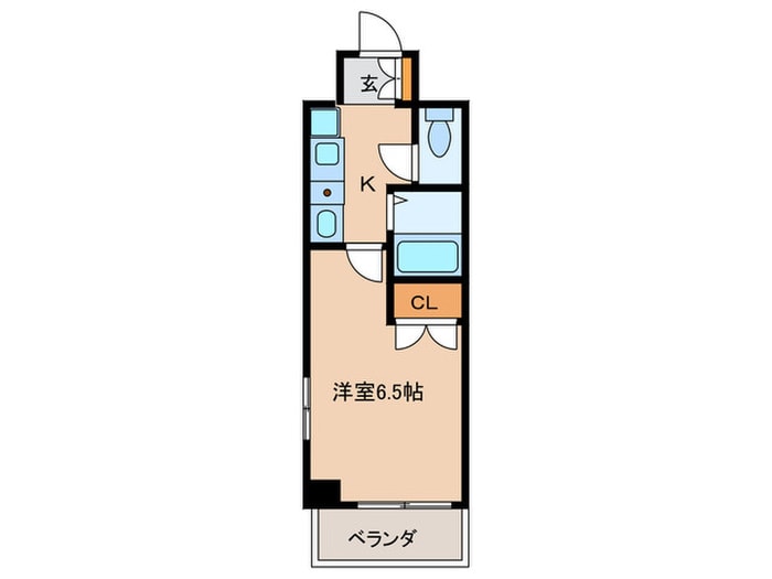 間取り図 ﾗﾅｯﾌﾟｽｸｴｱ天満ﾌﾟﾗｲﾑ(701)