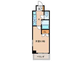 間取図 ﾗﾅｯﾌﾟｽｸｴｱ天満ﾌﾟﾗｲﾑ(701)